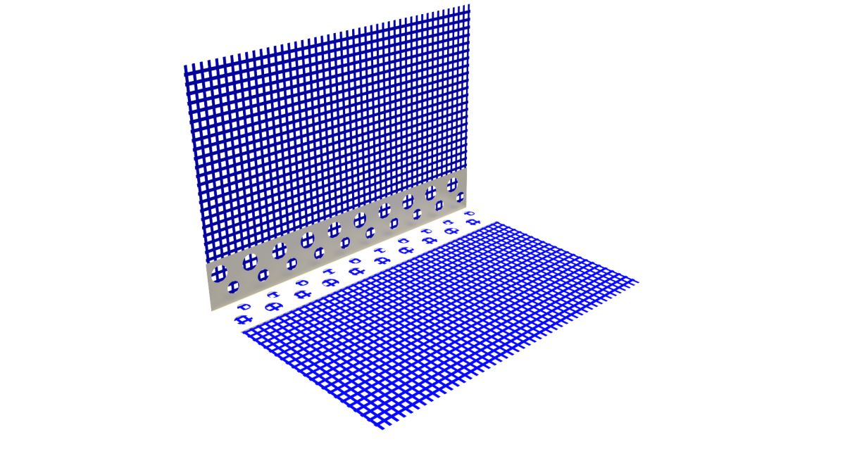 Mavi Fileli Köşe Profili