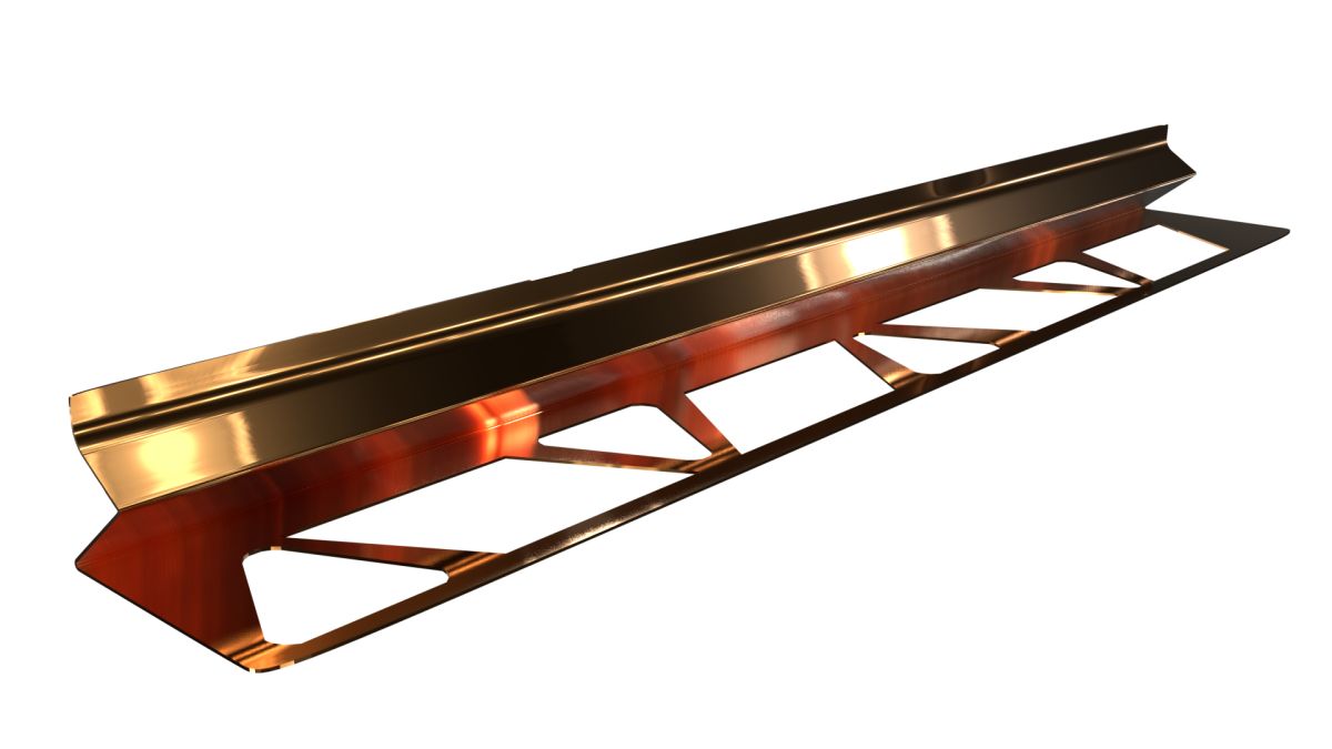 Bronz Ayna Paslanmaz Bordür Profili