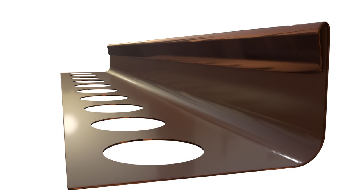Bronze Mirror Stainless Steel Trim