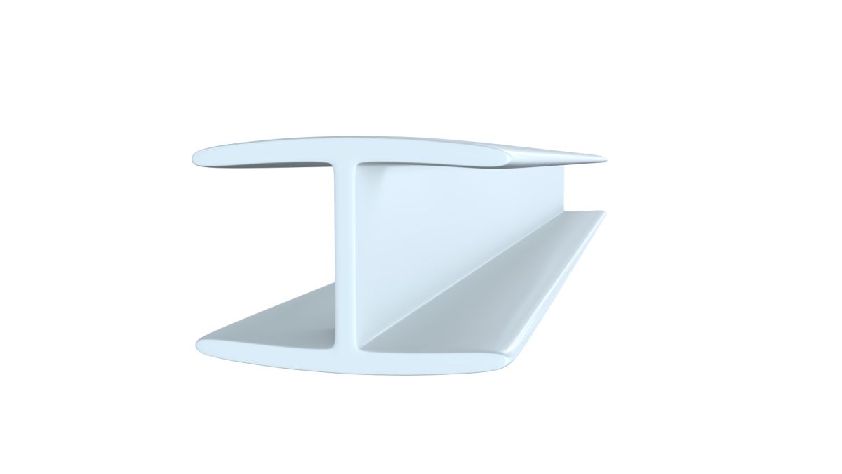 White H Profile PVC