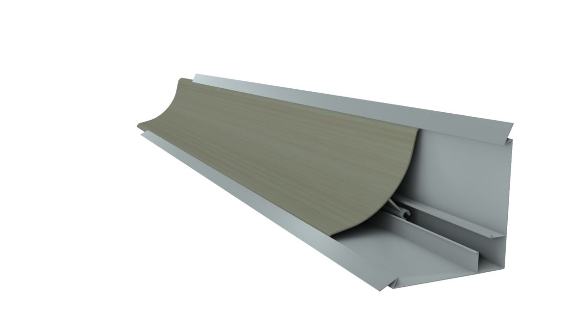 Maple Concave Countertop Baseboard
