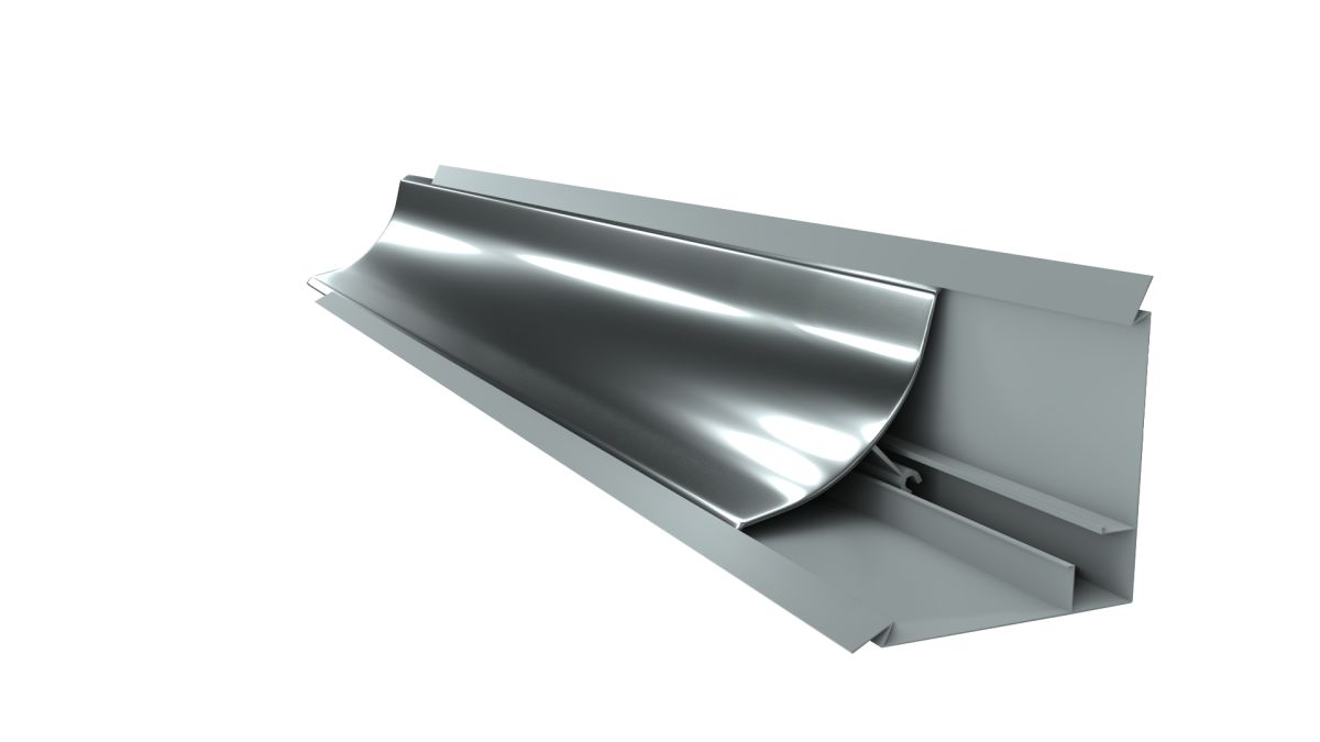 Chrome Concave Countertop Baseboard
