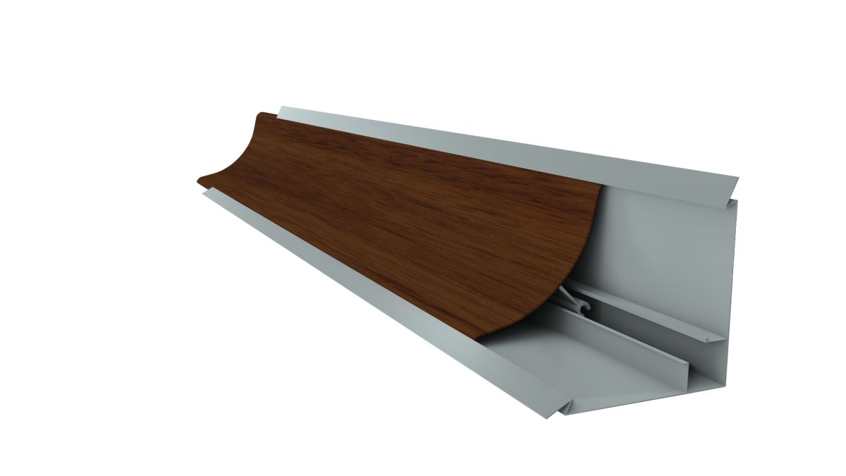 Merbau Concave Countertop Baseboard