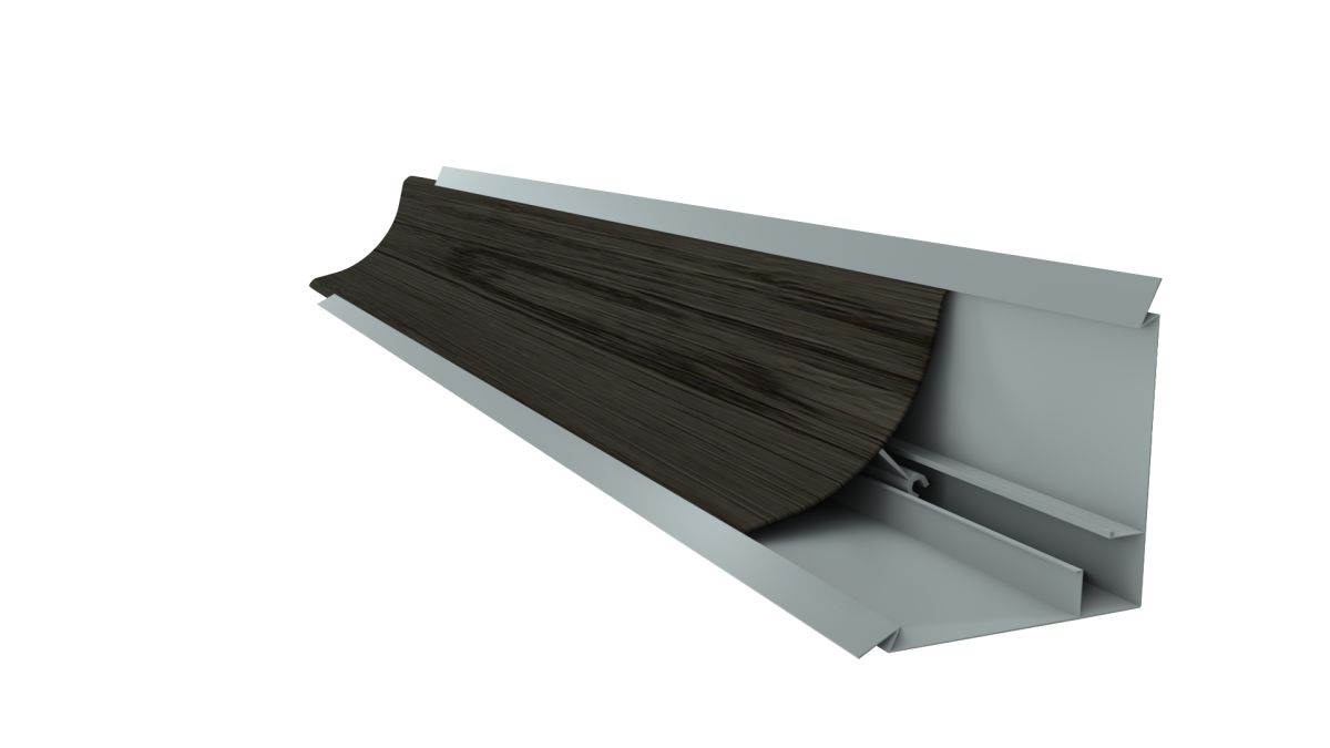 Antik Kahve İç Bükey Tezgah Süpürgeliği