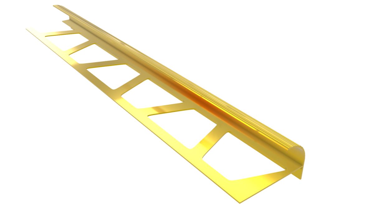 Altın Aluminyum Merdiven Burun F Profili