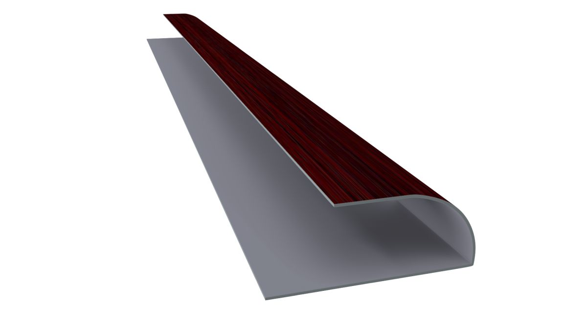 ALUMINIUM ELLIPTICAL PARQUET ENDING PROFILE