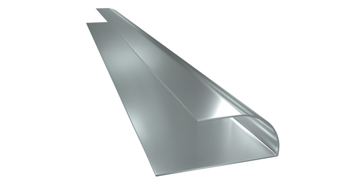 Glossy Aluminium Elliptical Parquet Ending Profile