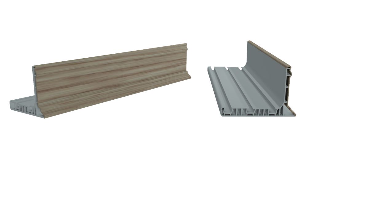 PR-13 Panel 2-Track and 3-Track Curtain Rail PVC