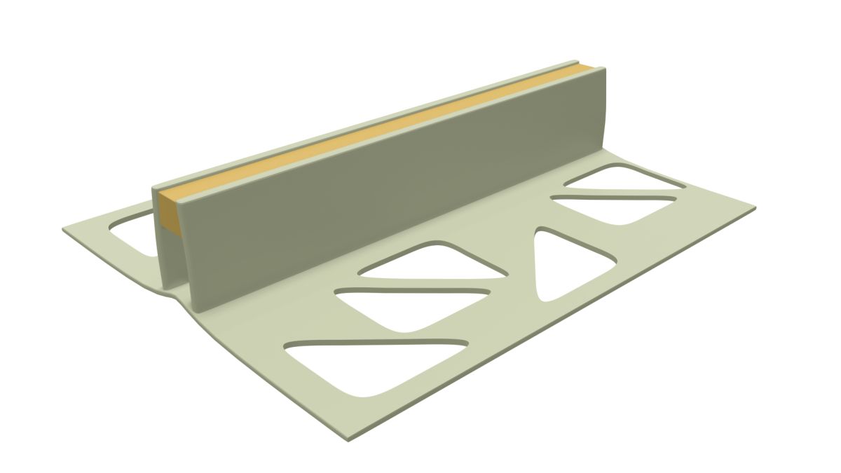 Bej Genleşme Derz Profili Dilatasyon PVC