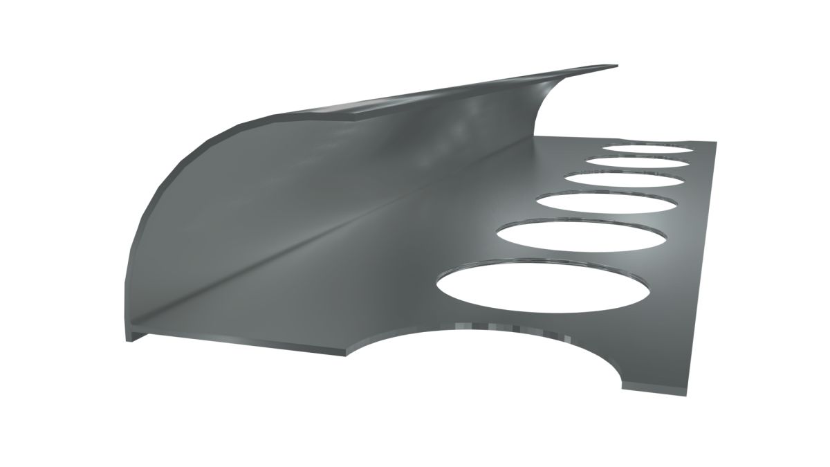 Mat Seramik & Fayans Dış Köşe Yarım Ay Profili Alüminyum