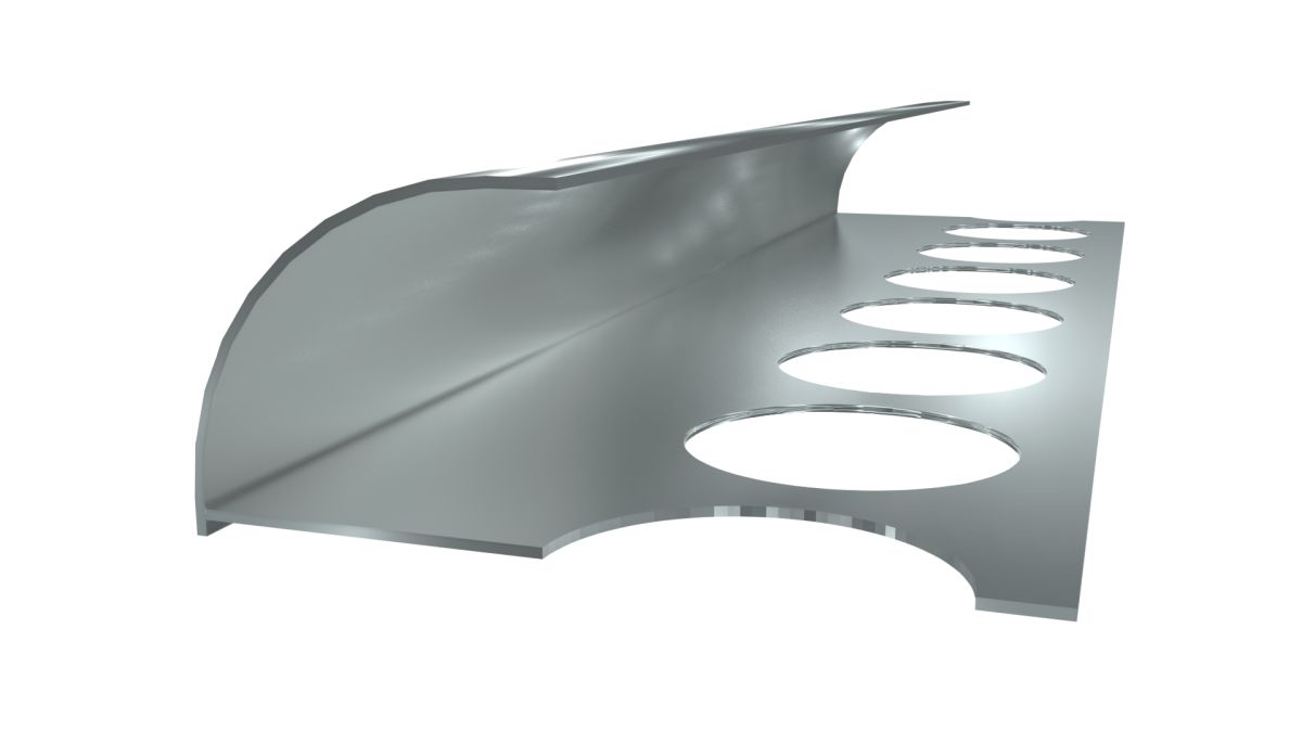 Parlak Seramik & Fayans Dış Köşe Yarım Ay Profili Alüminyum