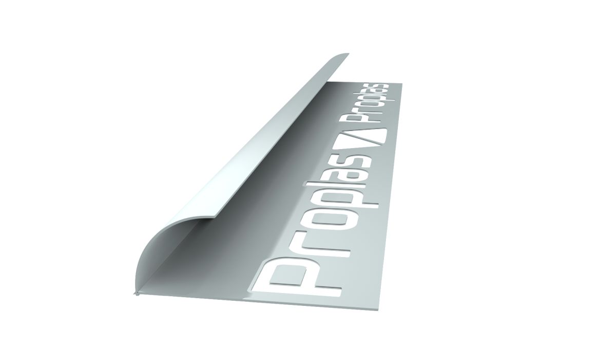 Beyaz Seramik Dış Köşe Yarım Ay (PVC)