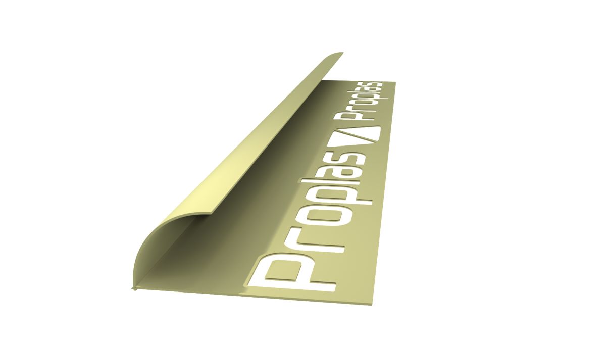 Bej Seramik Dış Köşe Yarım Ay (PVC)