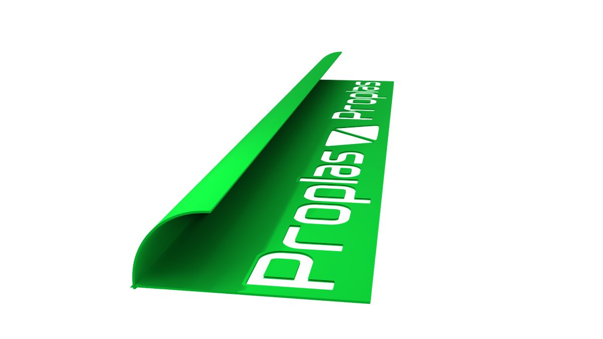 Yeşil Seramik Dış Köşe Yarım Ay (PVC)